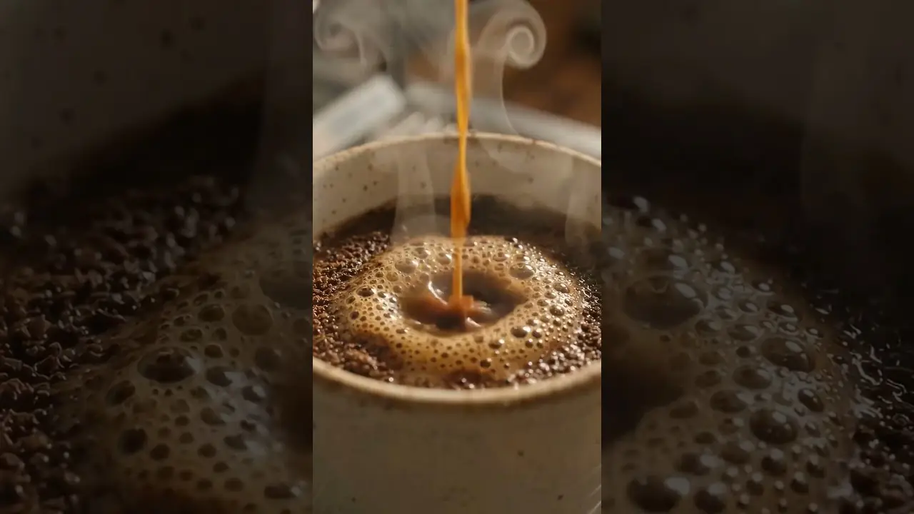Good Coffee Good Morning espresso commercial AI ad