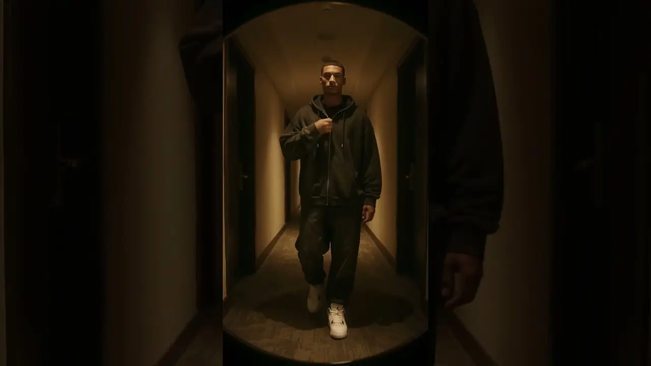 NORTH 09 urban streetwear cinematic AI ad