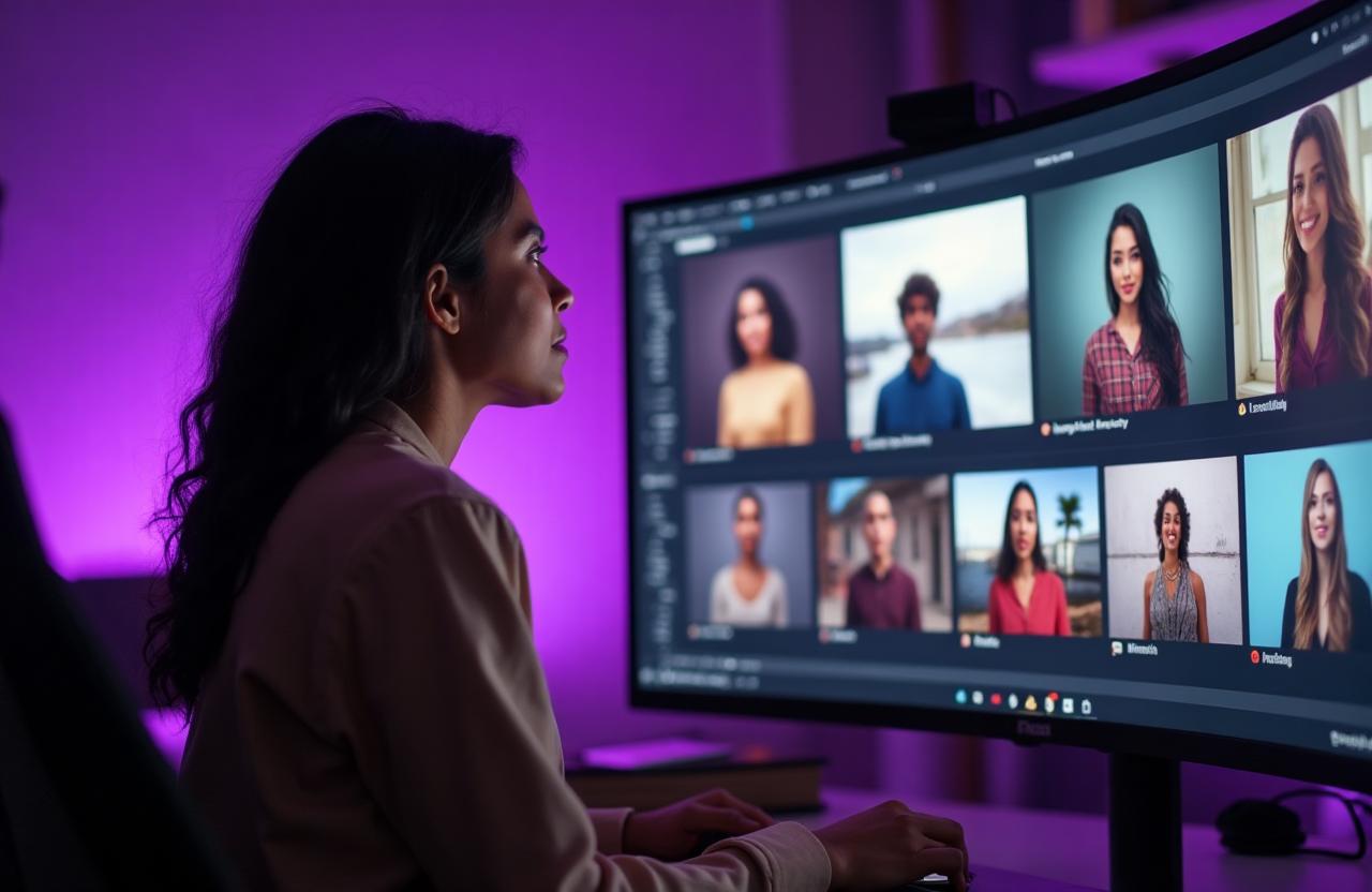 Creative director at work